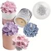 3D Embossed Hydrangea Oval Silicone Mold Top Quality Reusable for DIY Scented Candles And Plaster Crafts