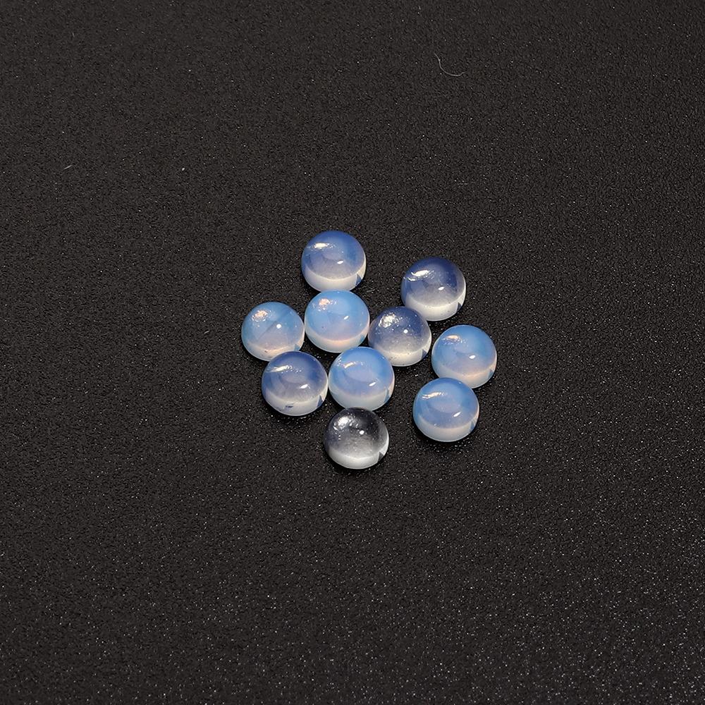 

5/10pcs Natural Stone Cabochon 4-25mm Opal Round Flatback Cabochon Beads For Jewelry Making DIY Necklace Pendants Ring Supplies