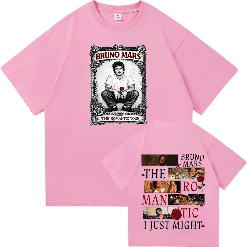 

I Just Might Graphic T-shirt Bruno Mars The Romantic Album Print Tshirts Short Sleeve Cotton Summer Female Tees Women Clothing L
