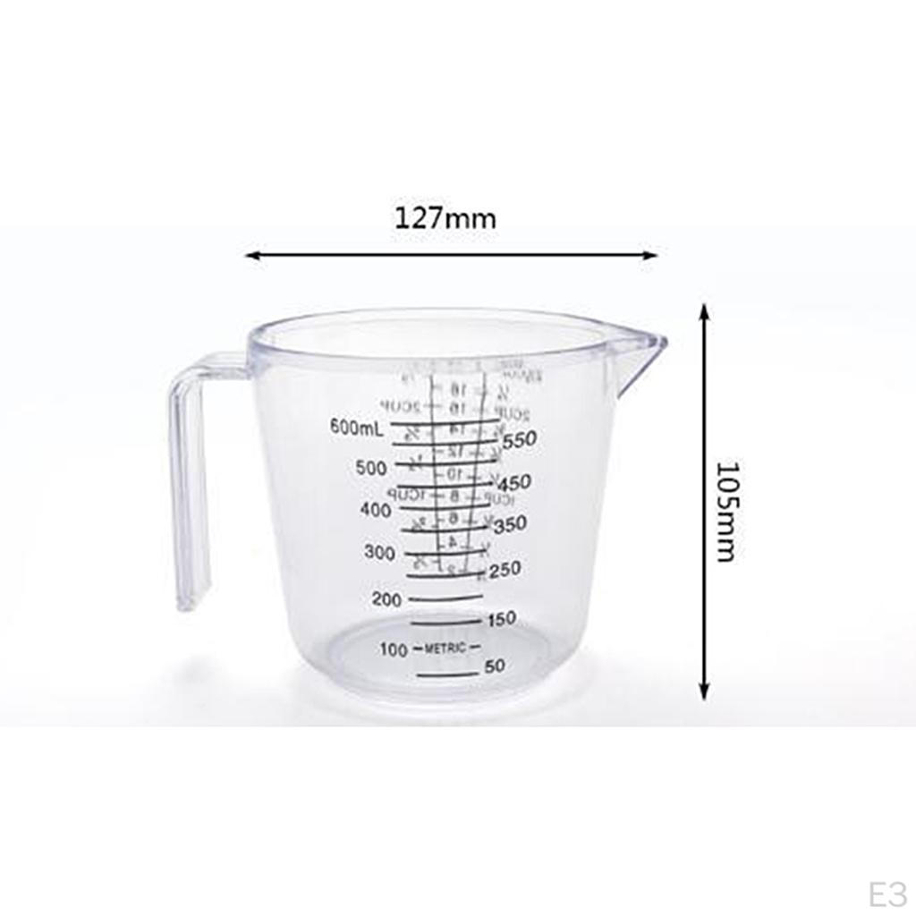 Measuring Cup Jug with Spout for Milk Liquid Measuring, Kitchen Baking Cooking Untensil