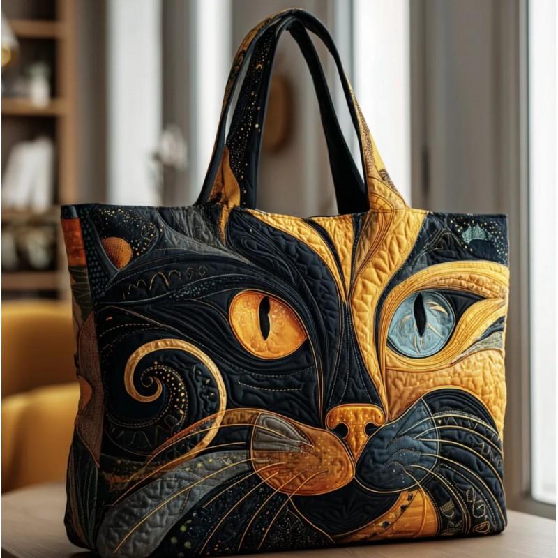 TEMU Womens Fashion Printed Tote Shoulder Bag 600D Oxford Cloth