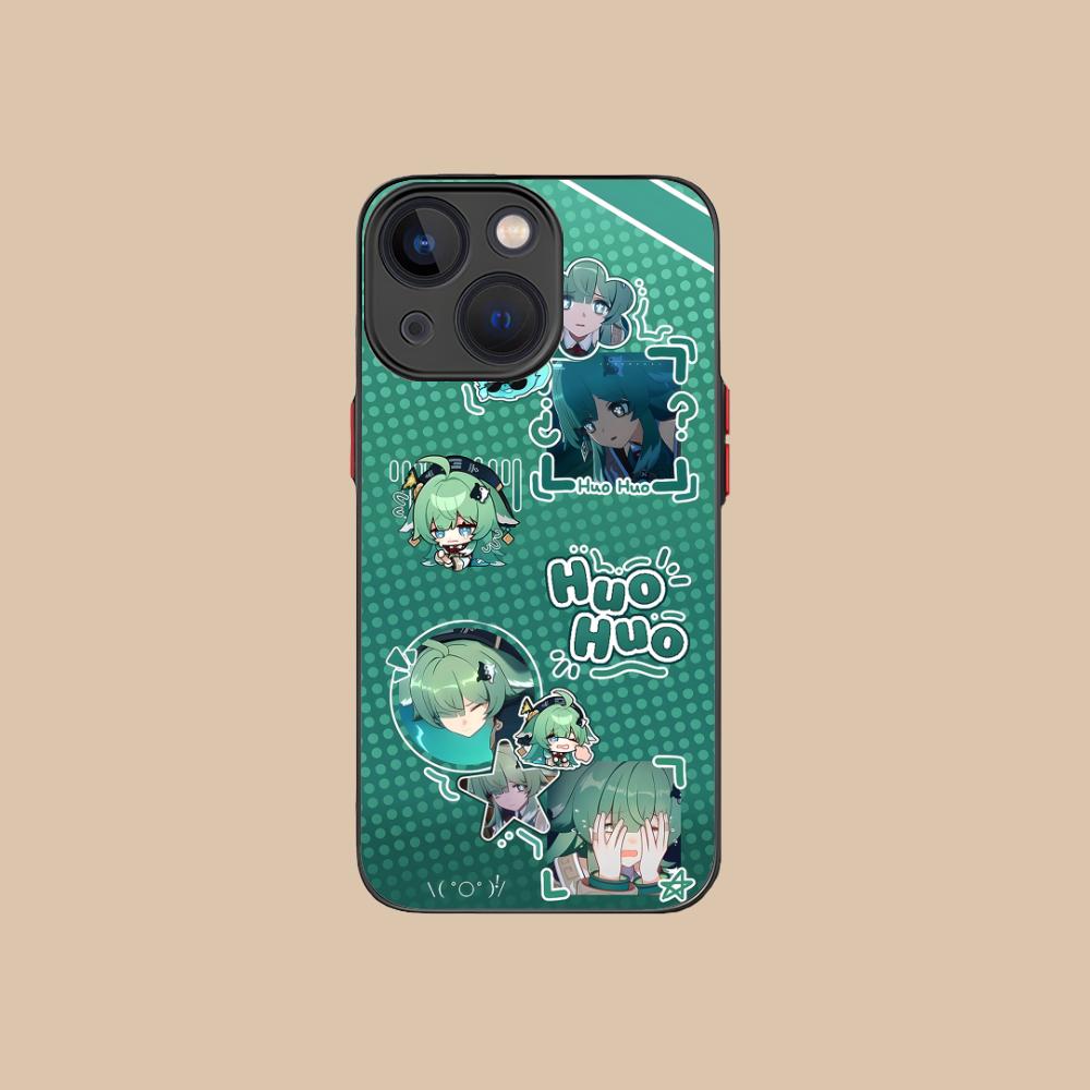 HSR Huohuo Coque en Silicone pour Téléphone Portable pour iPhone 17 16 15 14 13 12 11 X XR XS Air Pro Max Plus Mini Coque Colorée