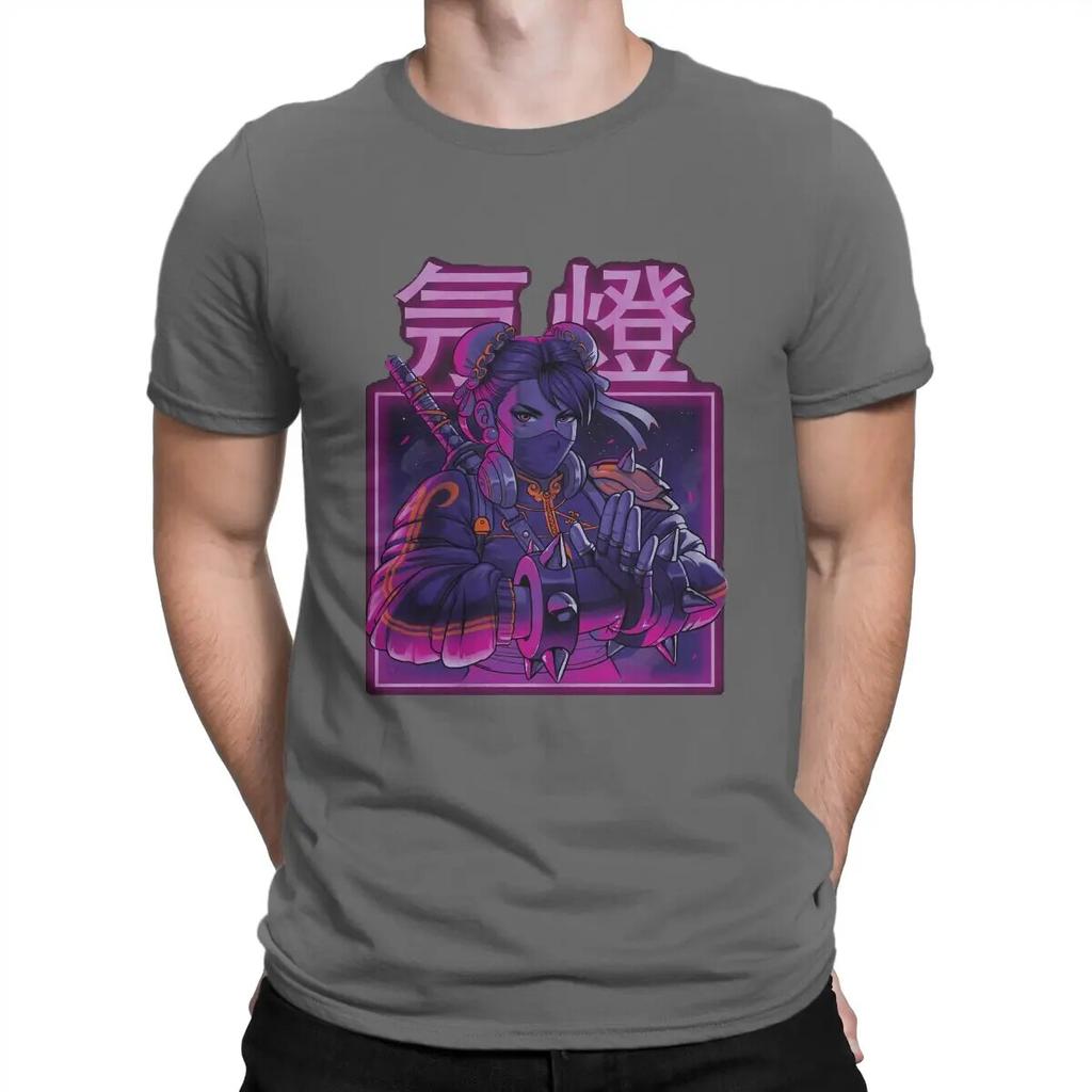 Street Fighter Unisex TShirt Chun Li Neon Spring Fashion T Shirt Harajuku Streetwear New Trend