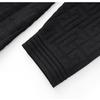 Zhao Lusi Inspired Black Knit Dress - 2025 Round Neck Long Sleeve Autumn Style