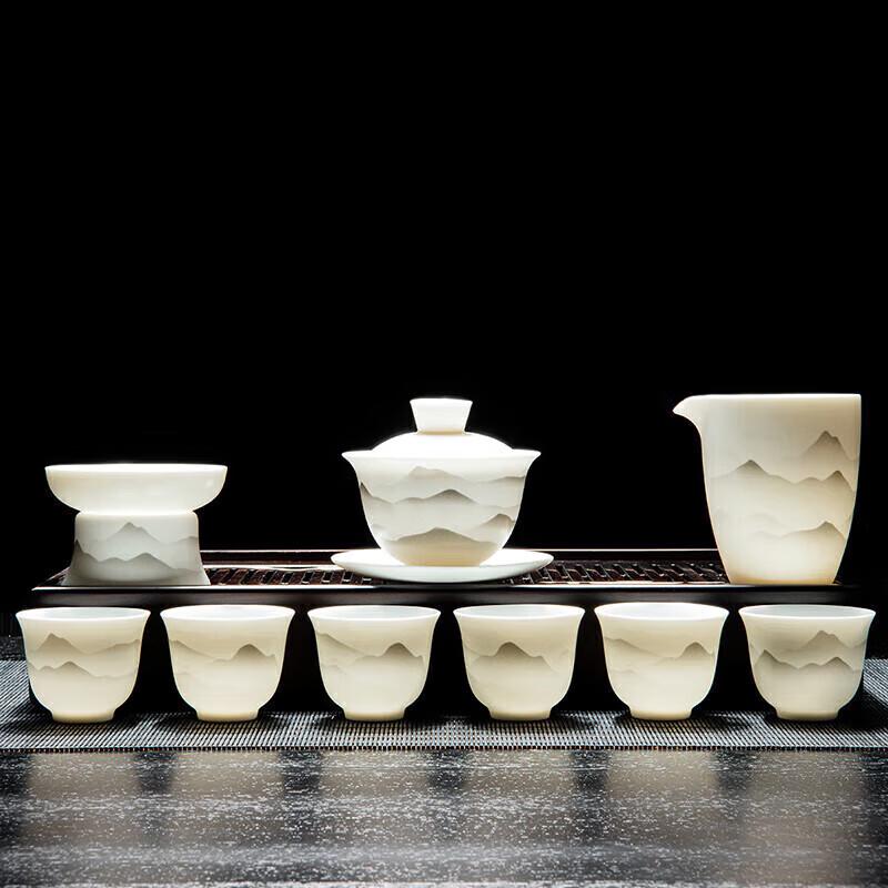 

Элегантный керамический набор для чайной церемонии Гунфу Qixuanyuan