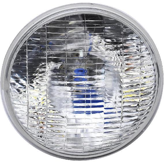 H6024 Super Vision Crystal Headlight, Halogen Sealed Beam Headlight, (7"" ROUND, 178MM) (110/130W), Replaces# H6024