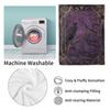 Gothic Crow digital-printed polyester Bedroom velvet flannel soft sofa cover blanket Fleece soft sofa cover blankets for beds