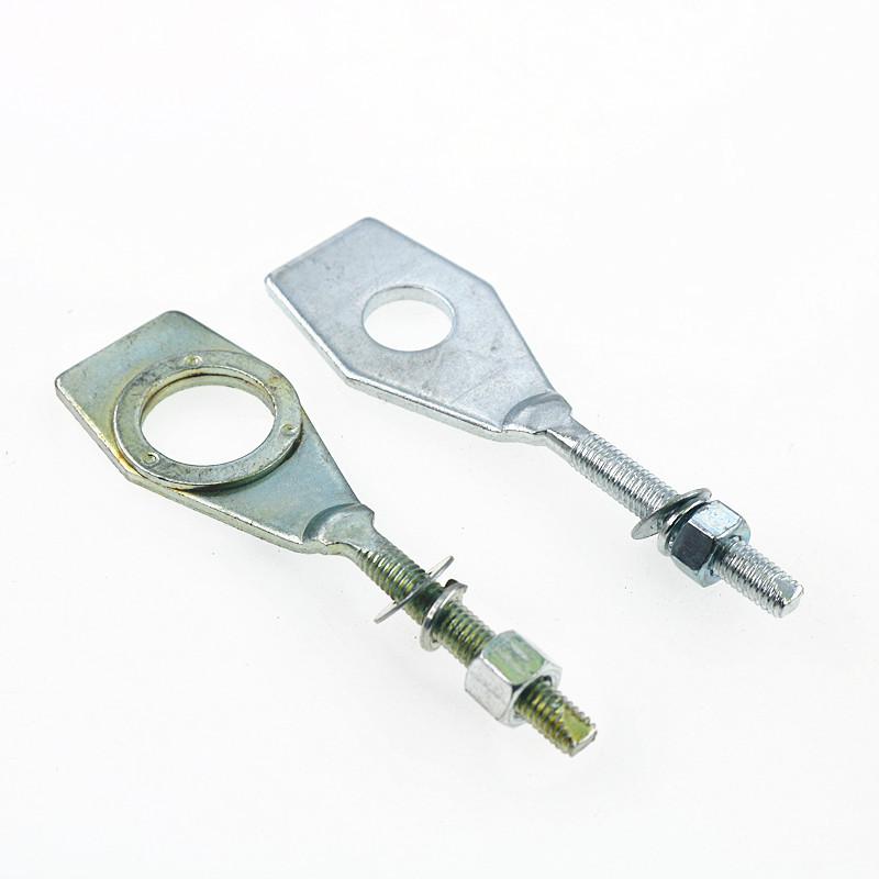 1 Pair Motorcycle Chain Tensioner Regulator Heavy Duty Rust Proof Replacement for JH70 CG125 GS125 DY110 Off Road Motorbike