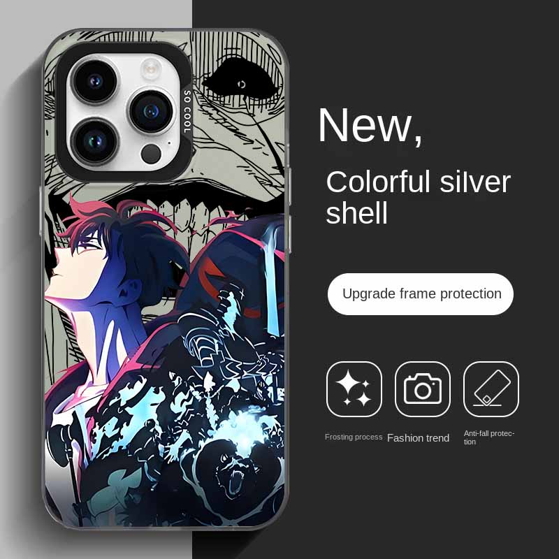 Custodia per Telefono Anime Solos Levelings per Samsung Galaxy S26 S25 S24 S23 S22 S21 S20 Note20 FE Ultra Edge Plus 4G 5G Anti Caduta Opaca