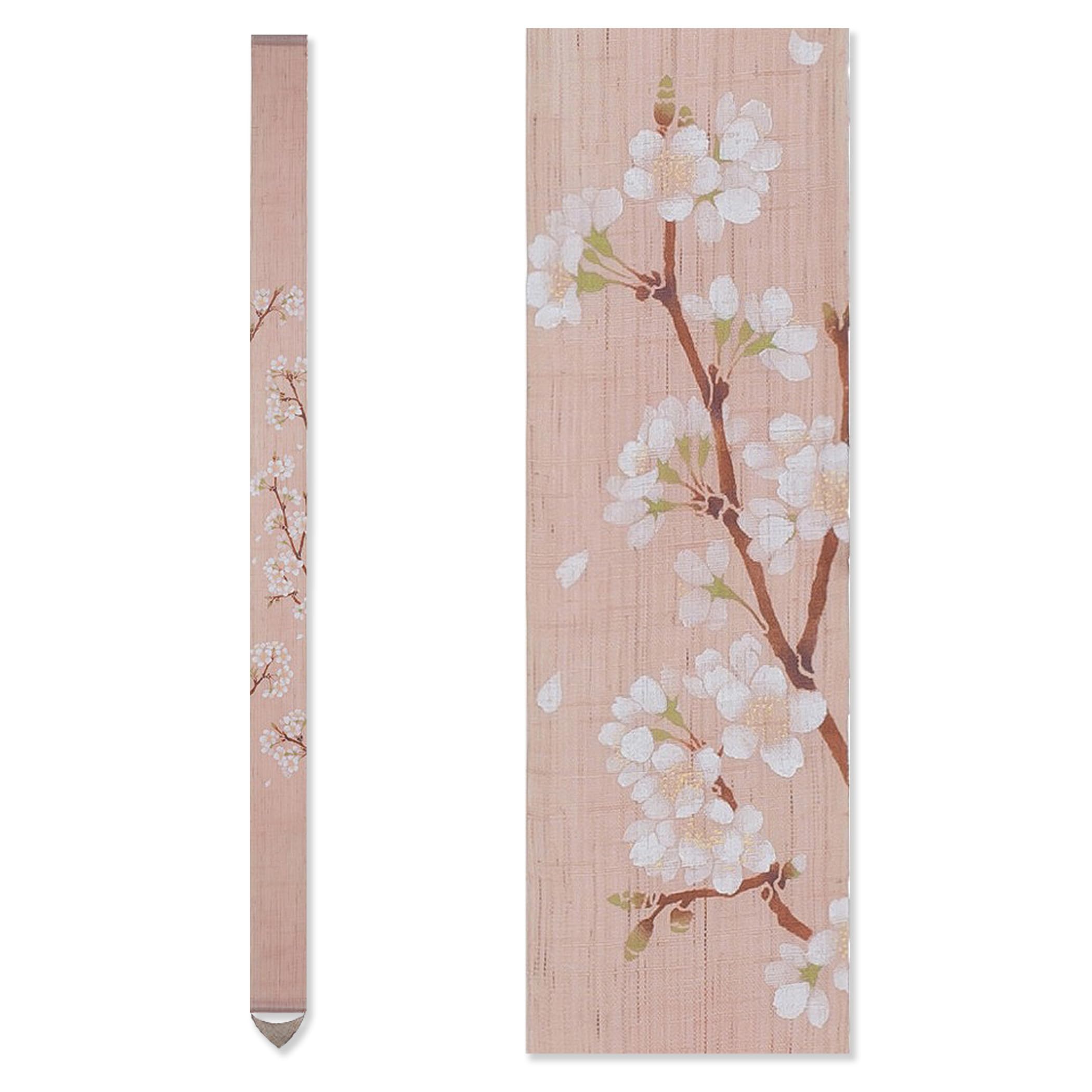 Linen Tapestry Cherry Blossoms [Japanese Interior] -