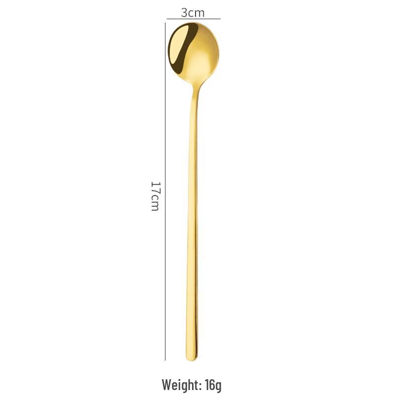 Elegant Stainless Steel Round Coffee Spoon