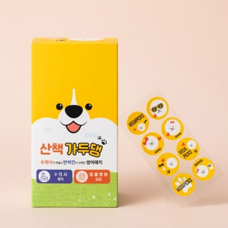 

Набор из 8 штук собачьих пластырей от комаров и клещей