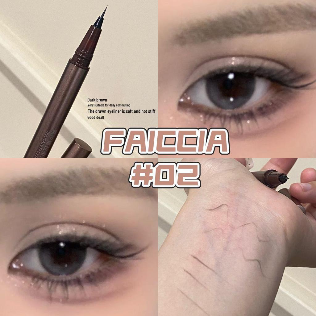 FAICCIA Ultra-Fine Waterproof Eyeliner Pen - Smudge-Proof, Quick-Drying, Professional Quality