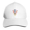 Croatia National Football Team Baseball Cap Breathable Mesh Back Adjustable Buckle Closure Moisture Wicking Quick Dry