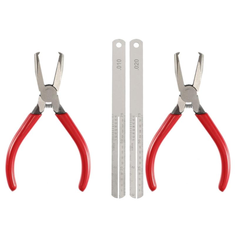 Guitar Bass String Fret Puller Removal Cutting Guitar Pliers Fret Clamp Fret Flat Head Plier Fret Nipper Tool Easy Use