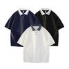 Mens Polo Shirts Short Sleeve Textured Pullover Golf Polo T Shirts