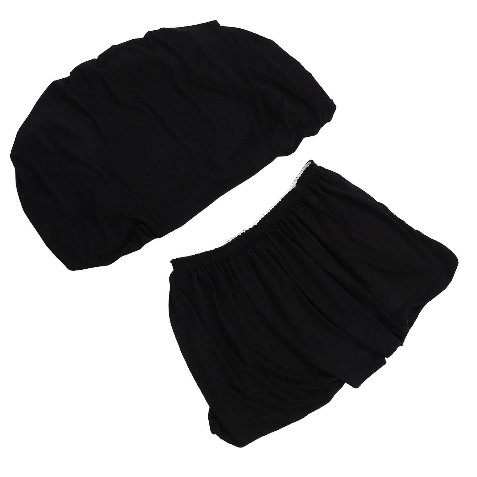 

RV Dinette Cushion Covers Water Resistant Elastic Sofa Furniture Protector for Trailer Motorhome Camping Vehicle Black