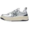New York Yankees Skateboard Shoes Unisex Silver 3ASXM096N-50SIS