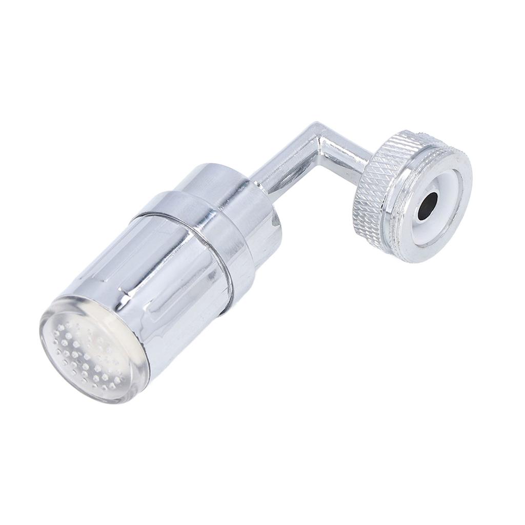 Water Faucet Fashion LED Tricolor Temperature Control Faucet for Bathroom Kitchen 3/4in External
