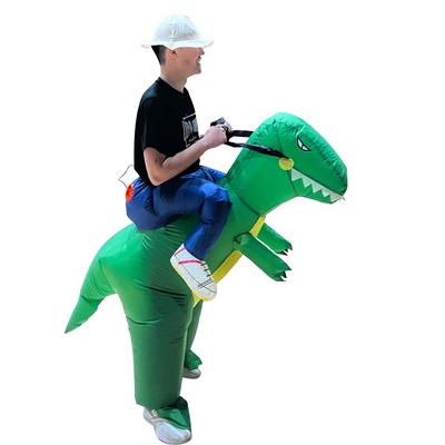Dinosaur Inflatable Suit Mount Children Cosplay Riding Funny Toy Halloween Inflatable Dinosaur Show Costume