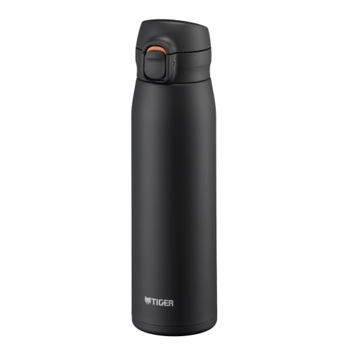 Tiger Thermos Water Bottle, 600ml, One-Push Stainless Steel, Dishwasher-Safe, Integrated Gasket, Easy-Drink Design, Integrated Lid and Gasket, Only Th