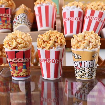 10 Mini Popcorn Model Resin Crafts - DIY Jewelry Making, Home Decoration, Perfect Gift for Family and Friends, No Need for Elect