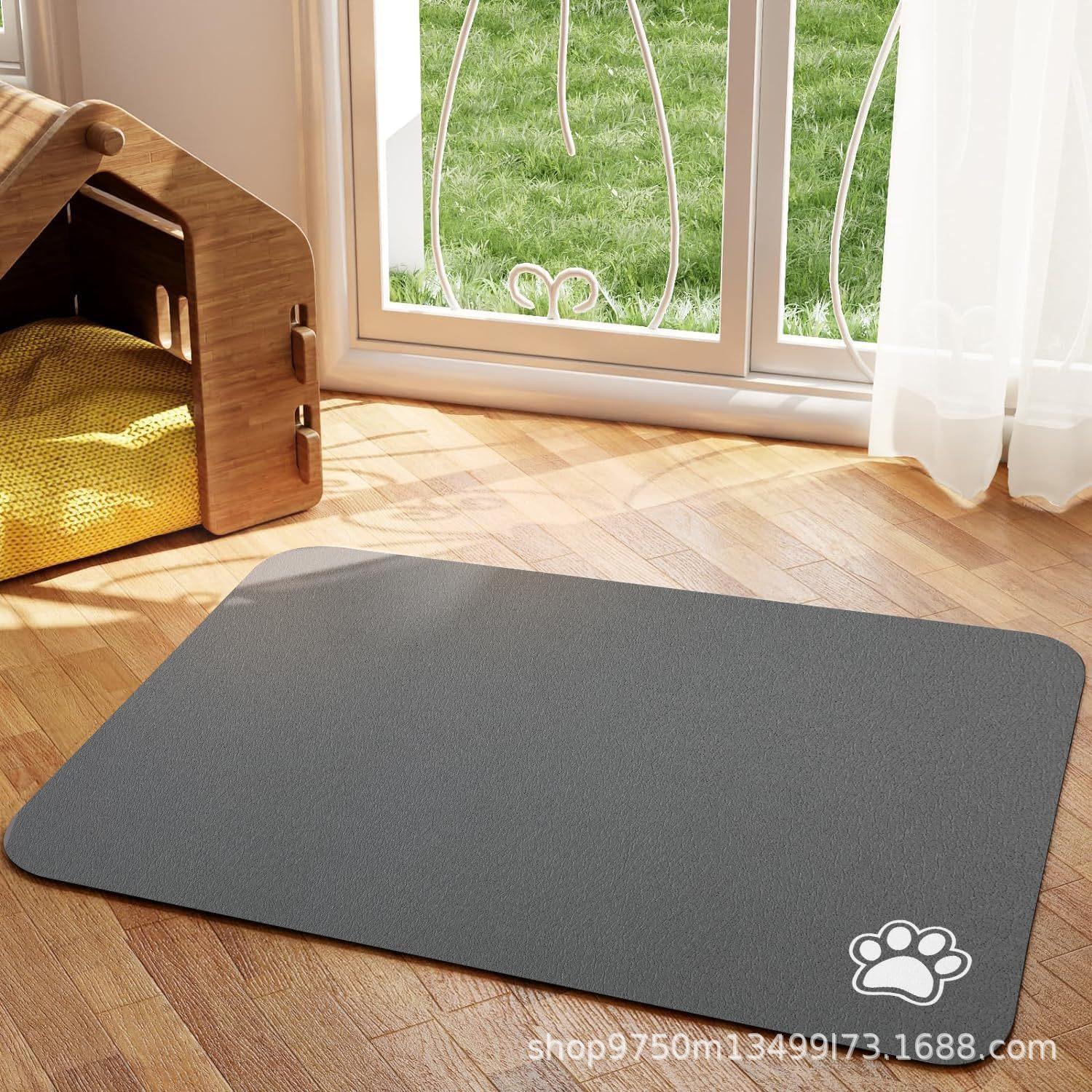 

Minimalist Quick-Drying Diatomaceous Earth Pet Feeding Mat - Splash-Proof, Absorbent, Stain-Resistant. 30x40cm