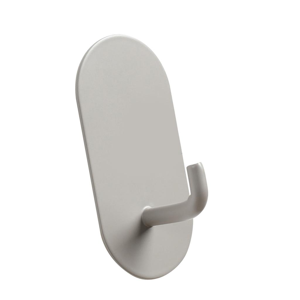 Wall Mounted Self Adhesive Hooks Waterproof Iron Single Hook Punch Free for Kitchen Bathroom Warm