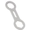 Bicycle Front Fork Wrench Silver Lightweight Rugged Rustproof Mountain Bike Front Fork Spanner for Mechanical Front