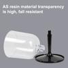 Outdoor Camping Collapsible Wine Glass with Detachable Stem Portable Unbreakable Clear Wine Goblet Travel Shatterproof Champagne Cup