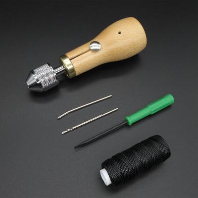Sewing Awl Thread Kit DIY Craft Shoemaker Stitching Repair Tools