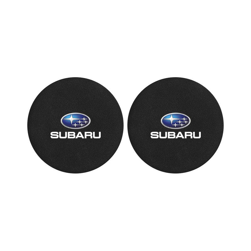 

Новий Килимок-підставка для автомобіля, Слоти для склянок з водою, Нековзкий килимок для Subaru Forester SG5 SH SJ Impreza XV Legacy Outback WRX STI GC8 Tribeca 2pcs чорний