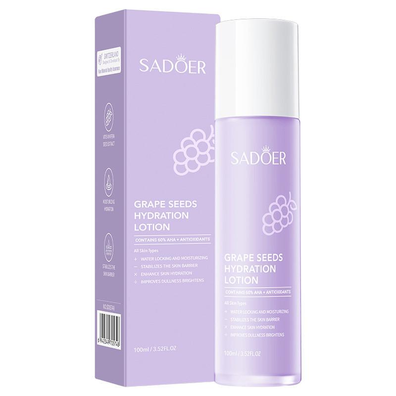 Sadoer Grape Seed Antioxidant Moisturizing Lotion 100ml For Deep Hydration And Nourishment
