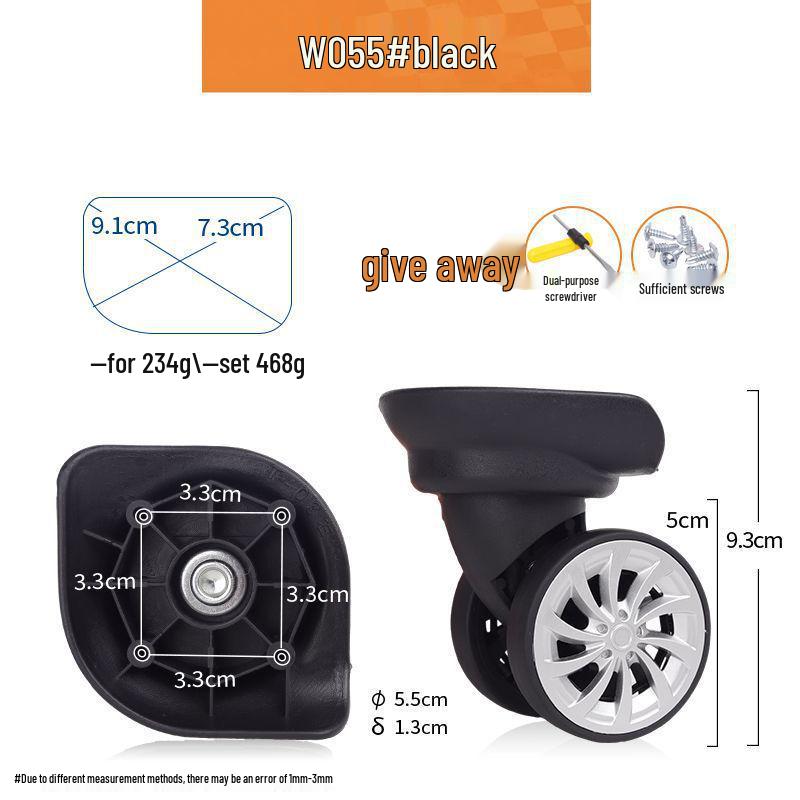 Universal Silent Roller Wheels for Suitcase Repair