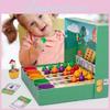 Vegetable Wooden Fruit Farm Color Recognition Sorting Game Kids Toy Educational