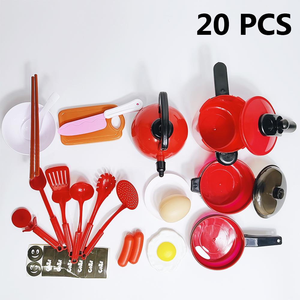 Non-Toxic Simulation Education Pretend Play Children Toys Kitchen Toys Set For Kids Baby Toys Cutting Fruit Cooking Kitchen Utensils Childrens