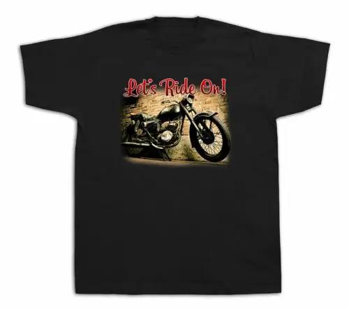 

Grafitti wall Motor cycles ride classic artroad T shirt fashion hot rod highway S