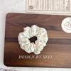 Scrunchie Multi Styles Floral Plaid Soft Fabric Minimalist Versatile Women Hair Tie Hair Accessories