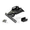 Black Rear Mudguard Bracket for 675SR-R and 675SRR Motorcycles, Short-Tail Rear License Plate Support with Plate Illumination Function