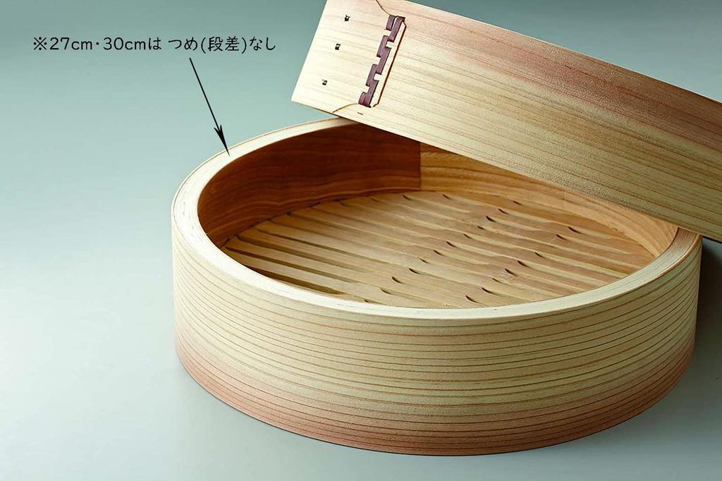 Manyo Made In Japan IH Compatible Stainless Steel Pot 30cm Set EX00412A Silver Color (Pot)/Natural (Seiro)