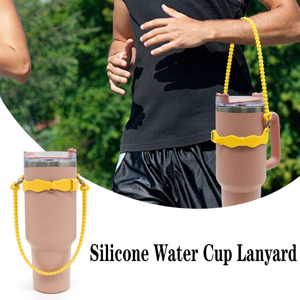 Silicone Water Bottle Handle Soft Water Bottle Lanyard for Stanley Cup for Stanley Cup Accessories