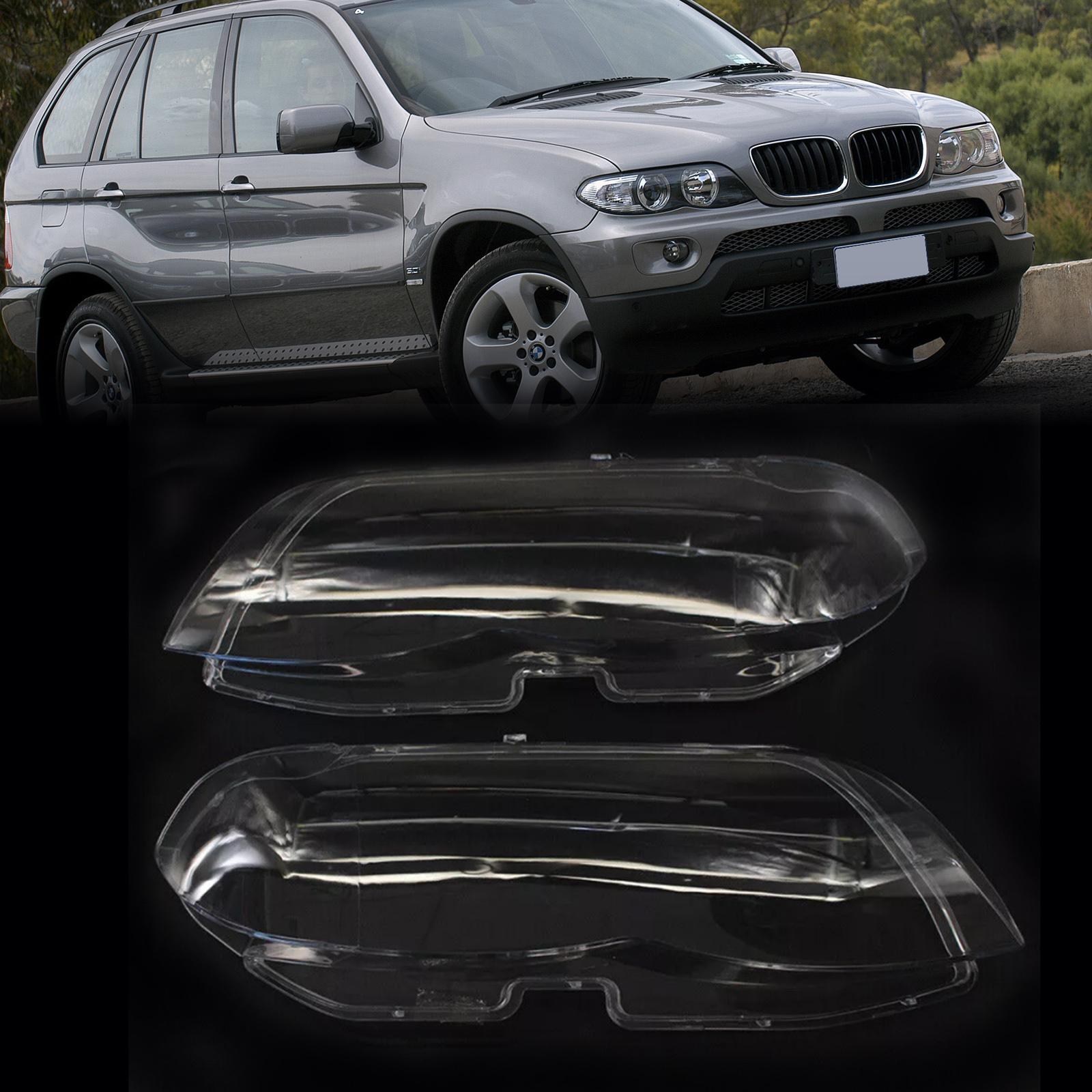 

2 ШТ. Переднее стекло фары Прозрачная крышка Для BMW X5 E53 2004-2006