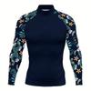 Pánské tričko s dlouhým rukávem Rash Guard Plavecké tričko Ochrana proti UV Rychleschnoucí Šnorchlování Surfing Neoprenový top Vodní sporty