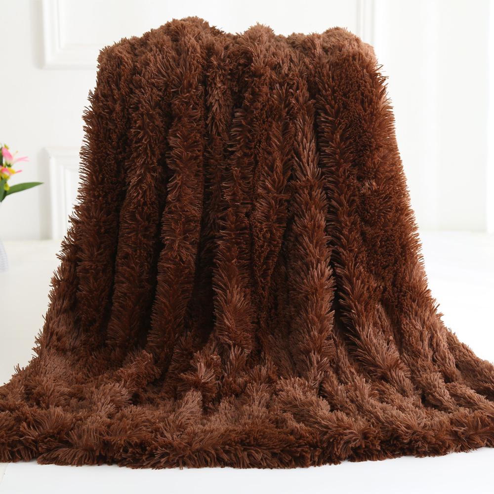 All Seasons Bedroom Warm Blanket Solid Color Blanket Studio Shooting Supplies Air Conditioner Blanket