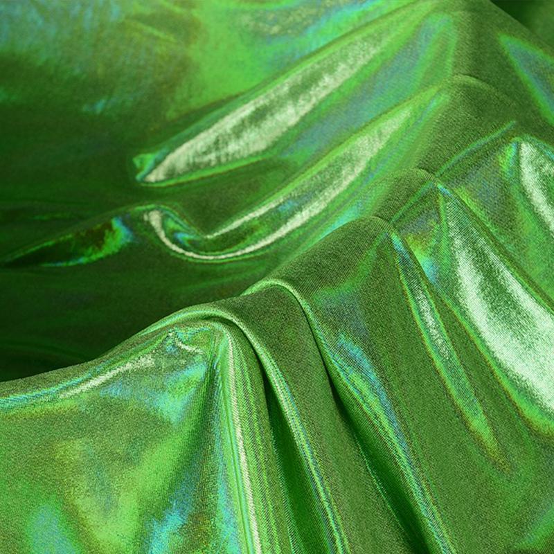 Glitter Laser Fabric Soft Shiny Liquid Iridescent Holographic Cloth DIY Sewing Stage Costume Wedding Party Background