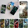 LO31 Dinosaur Transparent Phone Case for LG K22 K30 K40 K40S K41 K42 K50 K50S K51 K51S K52 K61 K62 K71 K92 Q60 Q61 V40 V50 V60