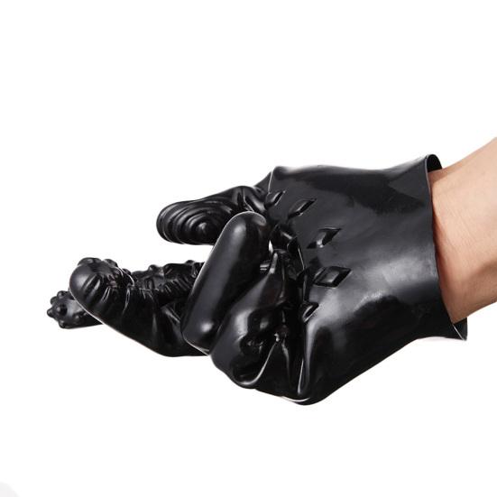 1Pc Masturbation Gloves Soft Perfect Fitting Halloween Gift PVC Sex Gloves Masturbation Erotic Finger Adult Products