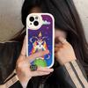 Lisa Frank Art For IPhone 16 15 14 16E 13 12 11 Pro Max Plus Phone Leather Case