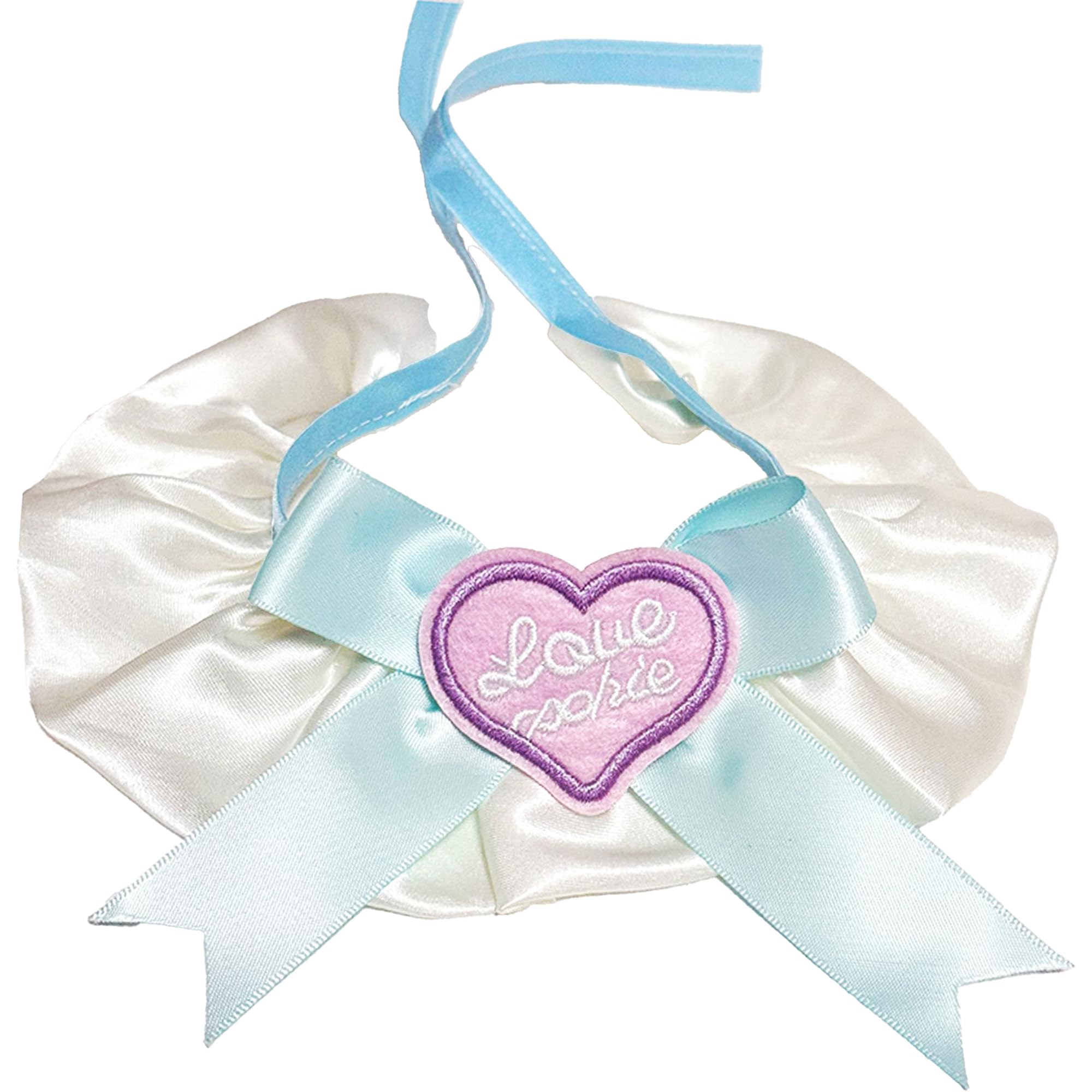 [Plush Clothing] Plush Bib [for 20cm] Light Blue g.triger G-Trigger Plush Toy, Oshinui Kigurumi [Used]