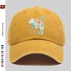 Pc Floral Manatee Fresh Cartoon Print Baseball Cap Travel Leisure Printed Sun Hat Party Decorative Hat Multiple Colors Avail